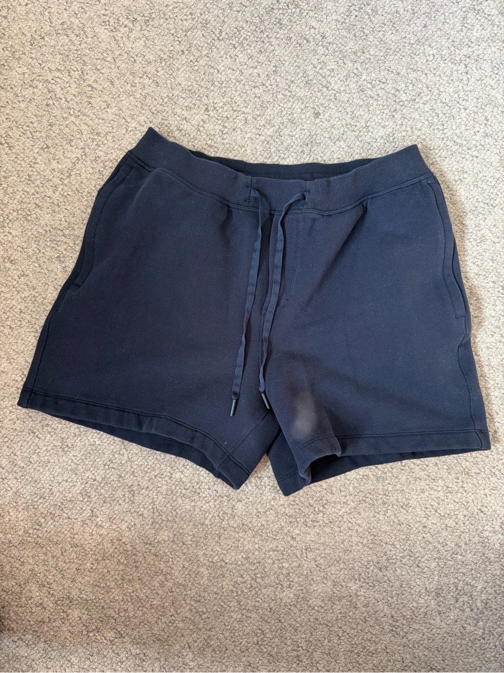 Lululemon Cotton Shorts - Navy Blue - Size L